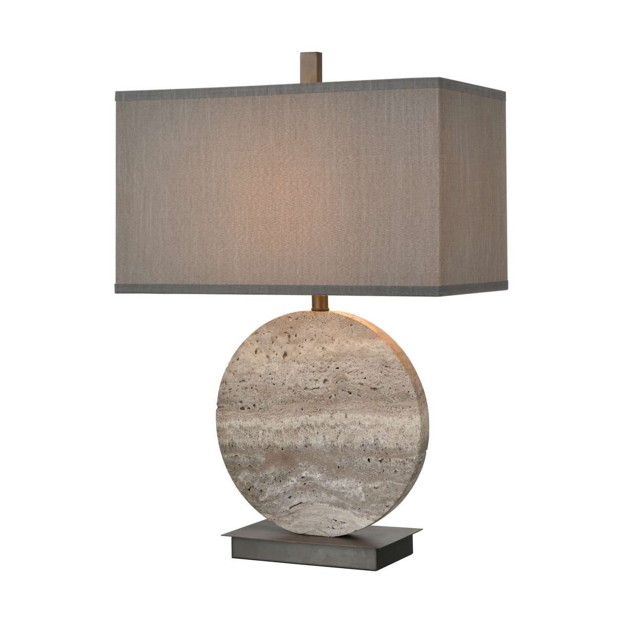 Vermouth Table Lamp in Dark Dunbrook and Grey Stone ELK Home | Table Lamps | Modishstore