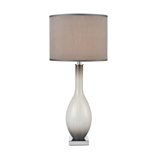 Blanco Table Lamp in Grey Smoked Opal and Chrome ELK Home | Table Lamps | Modishstore