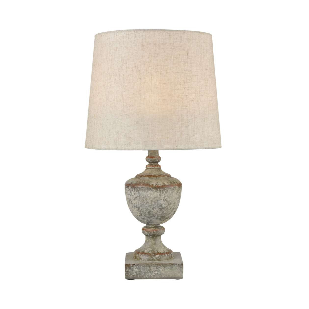 Regus Outdoor Table Lamp in Grey and Antique White ELK Home | Table Lamps | Modishstore