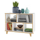 Manhattan Comfort Minetta 5-Shelf Mid Century Low Bookcase | Bookcases | Modishstore-3