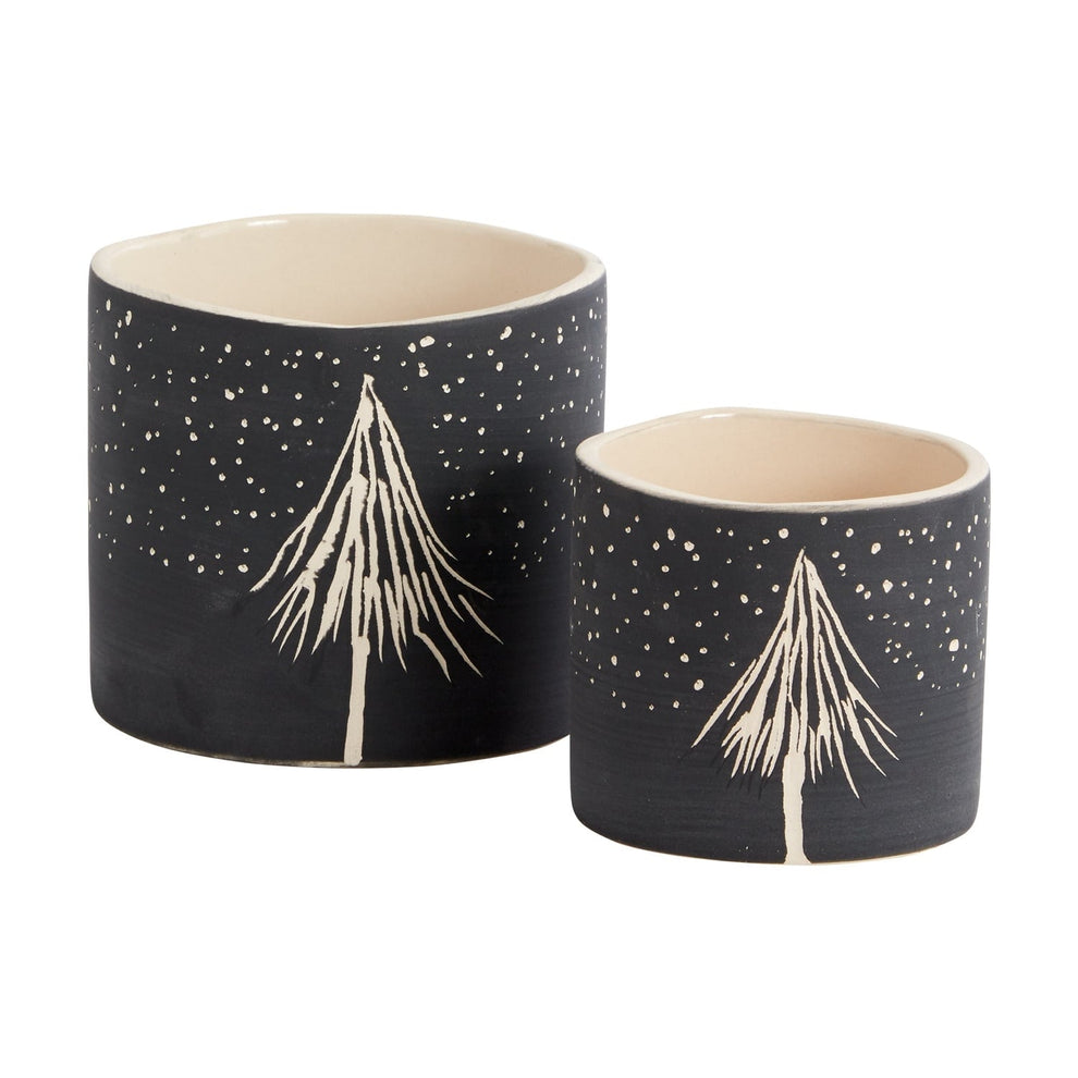 Dark Night Pot Set of 6 By Accent Decor | Outdoor Planters, Troughs & Cachepots | Modishstore - 7