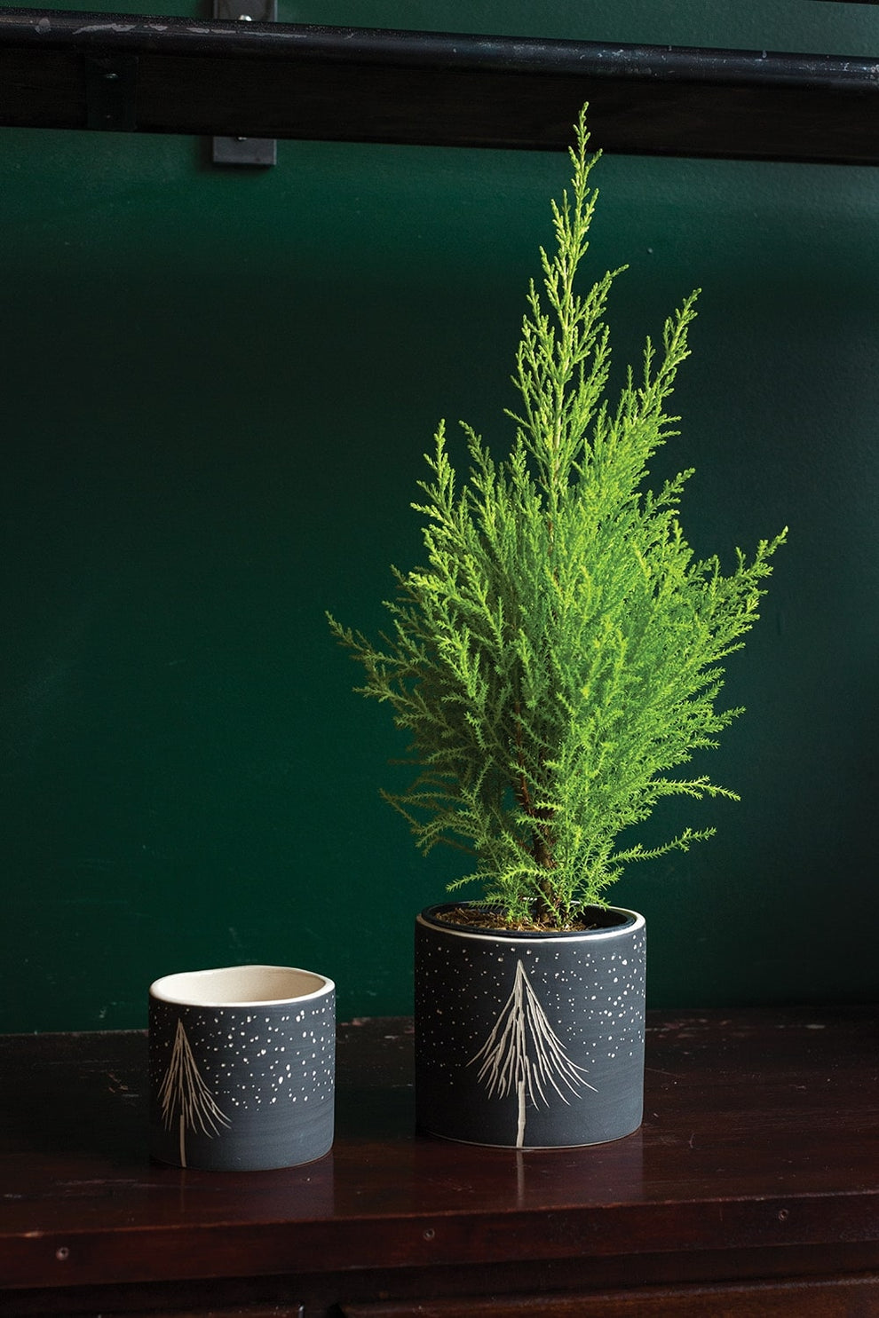 Dark Night Pot Set of 6 By Accent Decor | Outdoor Planters, Troughs & Cachepots | Modishstore - 6