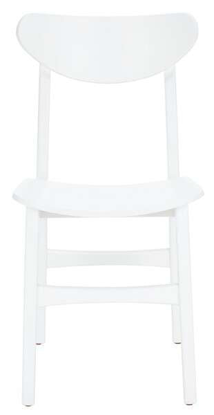 Safavieh Lucca Retro Dining Chair Set Of 2 - White | Dining Chairs | Modishstore