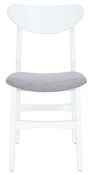 Safavieh Lucca Retro Dining Chair Set Of 2 - White | Dining Chairs | Modishstore