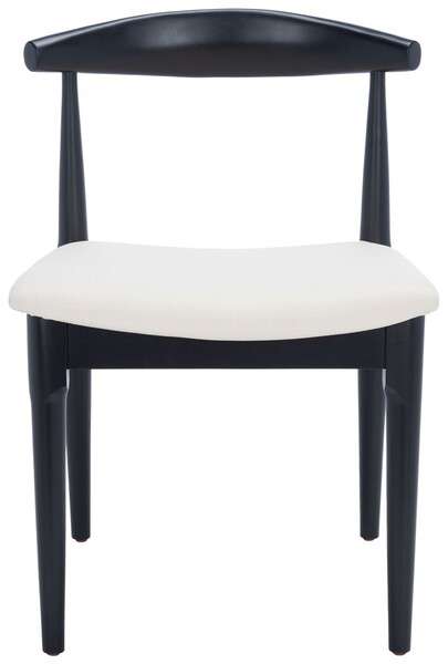 Safavieh Lionel Retro Dining Chair Set Of 2 - Black Body | Dining Chairs | Modishstore