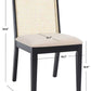 Safavieh Levy Dining Chair Set Of 2 - Black | Dining Chairs | Modishstore - 4
