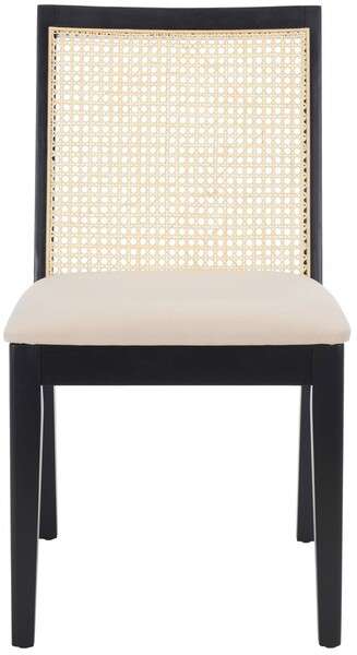 Safavieh Levy Dining Chair Set Of 2 - Black | Dining Chairs | Modishstore - 2