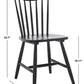 Safavieh Jodan Dining Chair Set Of 2 - Black | Dining Chairs | Modishstore - 4