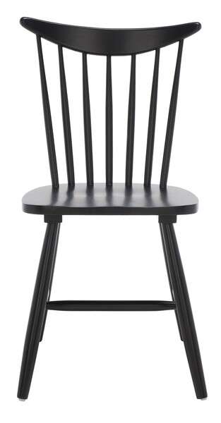 Safavieh Jodan Dining Chair Set Of 2 - Black | Dining Chairs | Modishstore - 2