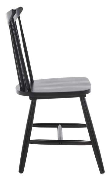 Safavieh Jodan Dining Chair Set Of 2 - Black | Dining Chairs | Modishstore - 3