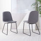 Safavieh Makalu Dining Chair Set Of 2 - Gray | Dining Chairs | Modishstore - 3