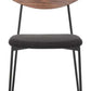 Safavieh Ryker Dining Chair Set Of 2 - Walnut | Dining Chairs | Modishstore - 2