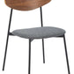 Safavieh Ryker Dining Chair Set Of 2 - Walnut | Dining Chairs | Modishstore - 3