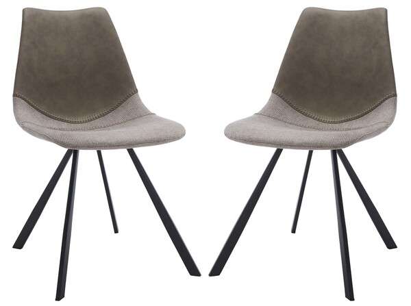 Safavieh Greer Dining Chair Set Of 2 - Gray | Dining Chairs | Modishstore - 2