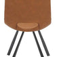 Safavieh Mika Dining Chair Set Of 2 - Cognac | Dining Chairs | Modishstore - 2