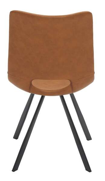 Safavieh Mika Dining Chair Set Of 2 - Cognac | Dining Chairs | Modishstore - 2