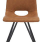 Safavieh Mika Dining Chair Set Of 2 - Cognac | Dining Chairs | Modishstore