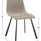 Safavieh Pryer Dining Chair Set Of 2 - Stone Gray | Dining Chairs | Modishstore - 3