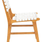 Safavieh Taika Woven Leather Dining Chair- Set of 2 | Dining Chairs | Modishstore - 14