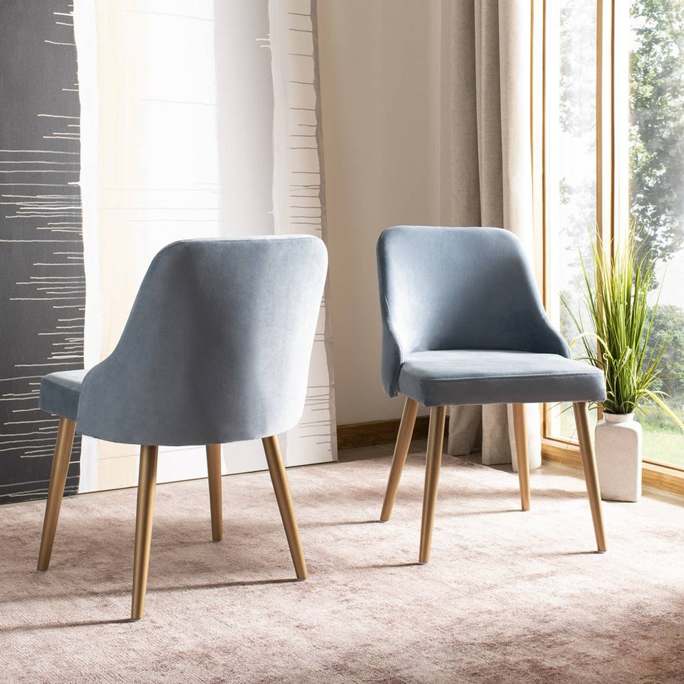 Safavieh Lulu Upholstered Dining Chair | Dining Chairs | Modishstore - 4