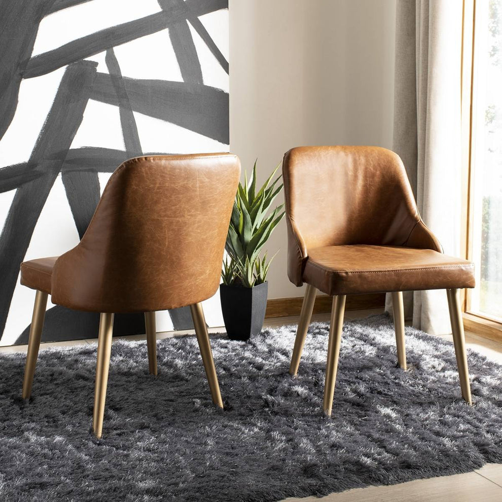 Safavieh Lulu Upholstered Dining Chair | Dining Chairs | Modishstore - 6