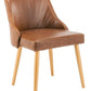 Safavieh Lulu Upholstered Dining Chair | Dining Chairs | Modishstore - 5