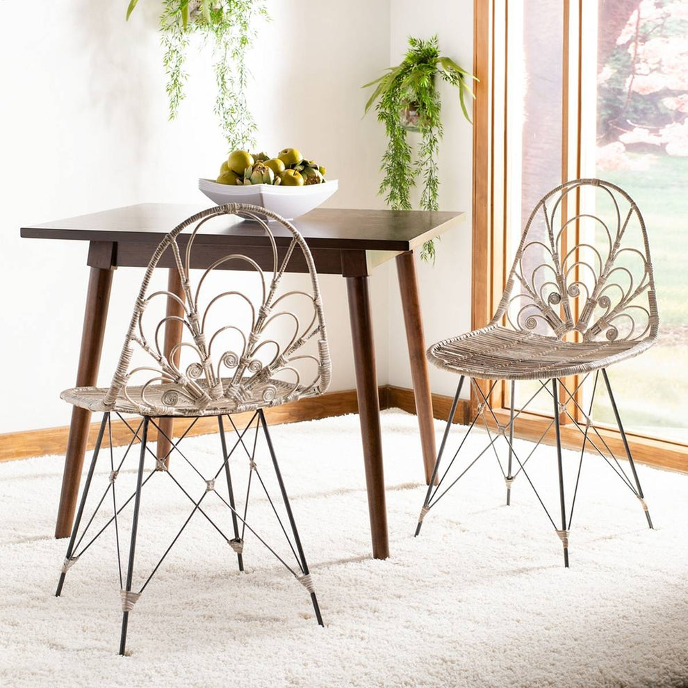 Safavieh Madeline Rattan Dining Chair | Dining Chairs | Modishstore - 2