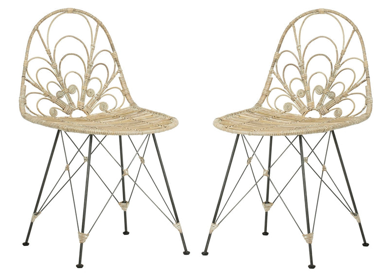 Safavieh Madeline Rattan Dining Chair | Dining Chairs | Modishstore - 1