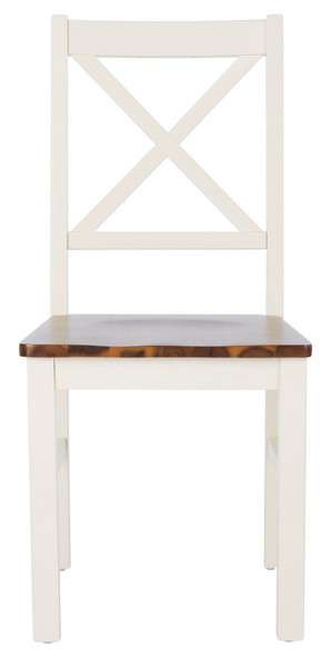 Safavieh Akash Dining Chair Set Of 2 - White | Dining Chairs | Modishstore
