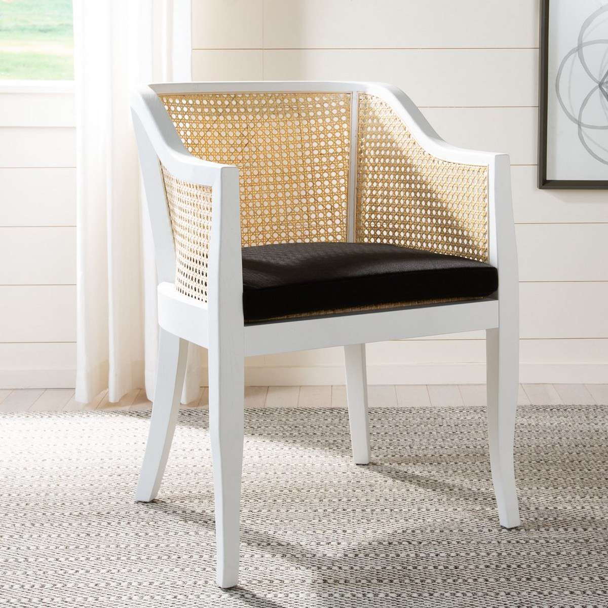 Safavieh Rina Dining Chair - White | Dining Chairs | Modishstore - 4