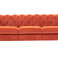 Divani Casa Delilah - Modern Orange Fabric Sofa | Sofas | Modishstore