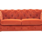 Divani Casa Delilah - Modern Orange Fabric Sofa Set | Sofas | Modishstore - 5
