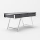 Modrest Dessart - Modern Elm Grey Office Desk-4