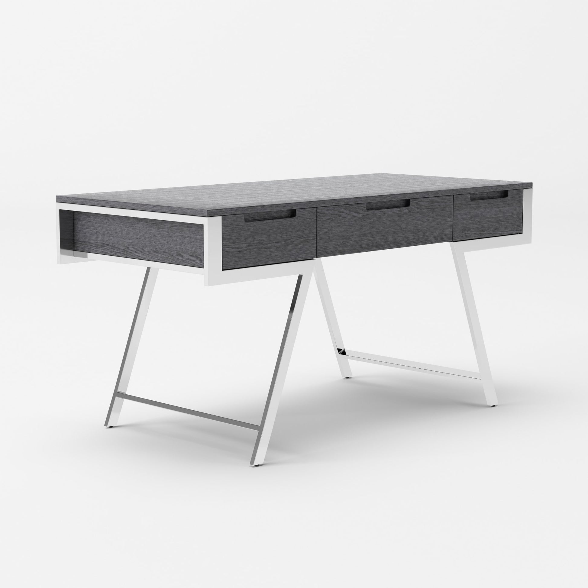 Modrest Dessart - Modern Elm Grey Office Desk-4