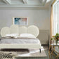 Modrest Destiny - Contemporary White Sherpa Bubble Bed | Beds |   Modishstore  - 2