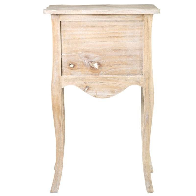 Promenade Wood- Rubber 3 Drawer Accent Table by Jeffan | Accent Tables | Modishstore - 3