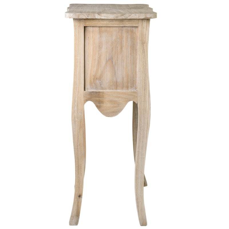 Promenade Wood- Rubber 3 Drawer Accent Table by Jeffan | Accent Tables | Modishstore - 4