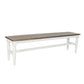 Simone Mango Wood Bench-White | Benches | Modishstore - 4