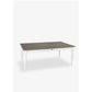 Simone Mahogany Wood Dining Table-White by Jeffan | Dining Tables | Modishstore - 10