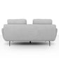 Divani Casa Dolly - Modern Light Grey Fabric Sofa-3