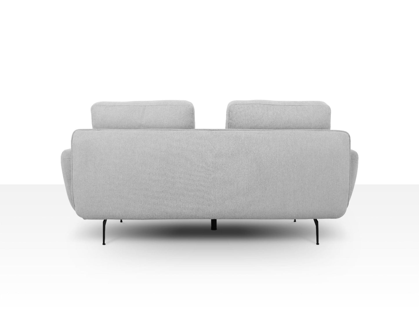 Divani Casa Dolly - Modern Light Grey Fabric Sofa-3