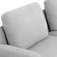 Divani Casa Dolly - Modern Light Grey Fabric Sofa-4