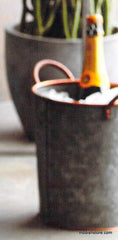 Galisteo Copper Edge Wine Bucket