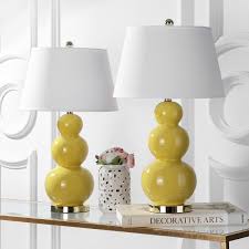 Safavieh Pamela Triple Gourd Ceramic Lamp | Table Lamps | Modishstore - 7