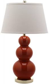 Safavieh Pamela Triple Gourd Ceramic Lamp | Table Lamps |  Modishstore  - 11