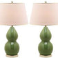 Safavieh Jill Double - Gourd Ceramic Lamp | Table Lamps |  Modishstore  - 5