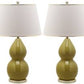 Safavieh Jill Double - Gourd Ceramic Lamp | Table Lamps |  Modishstore  - 6