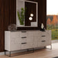 Nova Domus Marbella - Italian Modern White Marble Dresser | Modishstore | Dressers