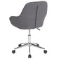 Cortana Home And Office Mid-Back Chair In Dark Gray Fabric By Flash Furniture | Office Chairs | Modishstore - 3