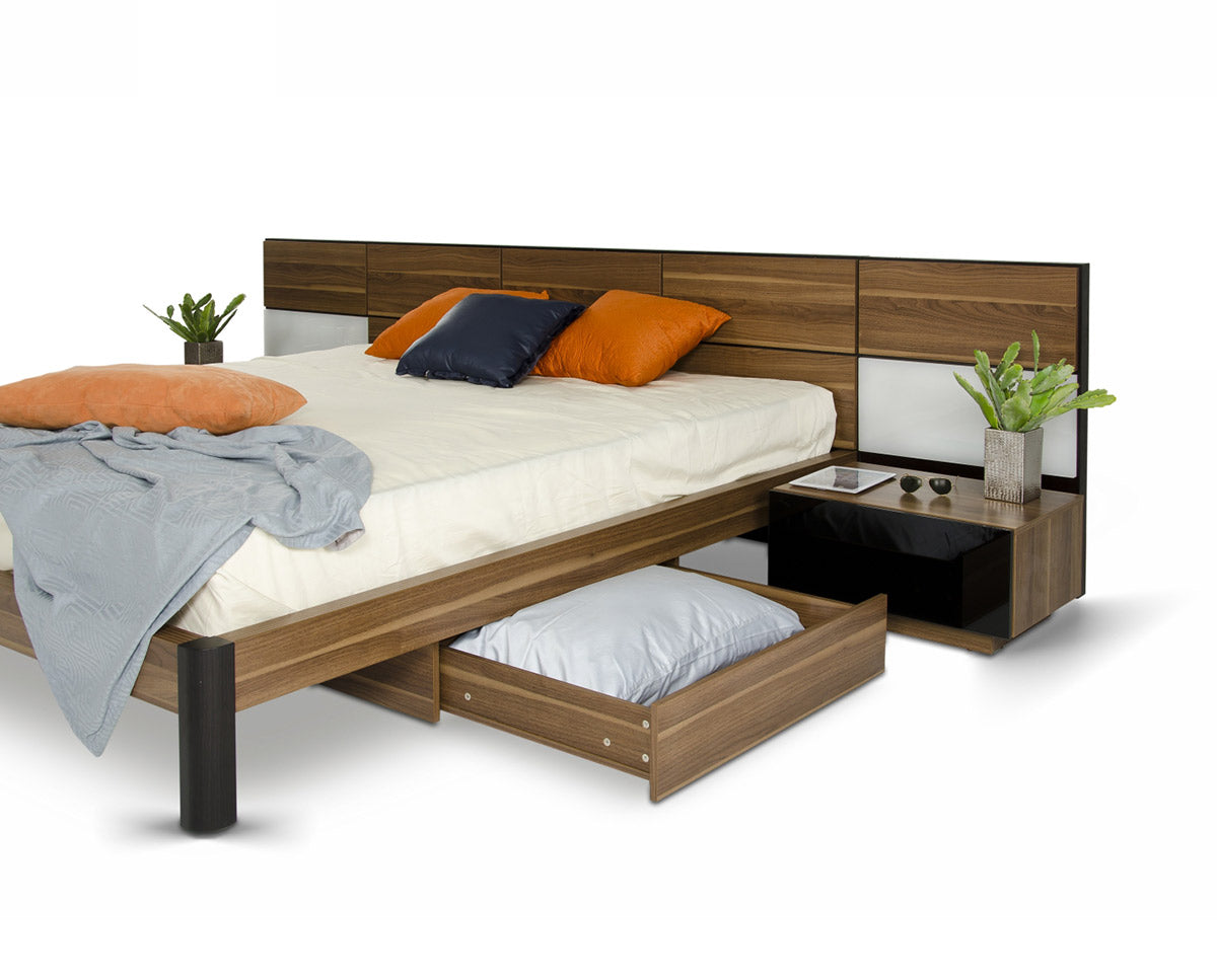 Modrest Rondo Modern Bed with Nightstands-3